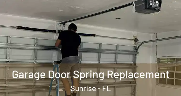  Garage Door Spring Replacement Sunrise - FL