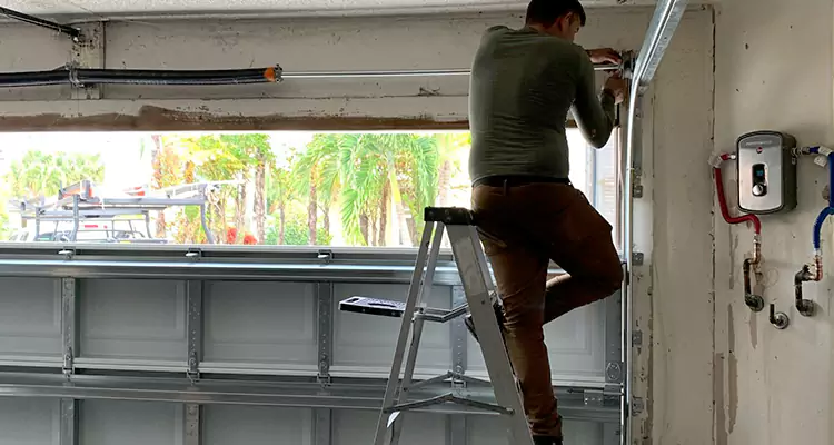 Garage Door Tension Spring Replacement in Sunrise, FL
