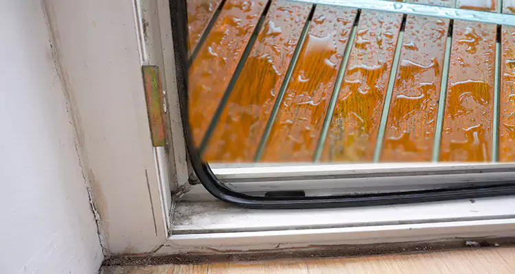 Water Leaking Wooden Patio Doors Repair in Sunrise, FL