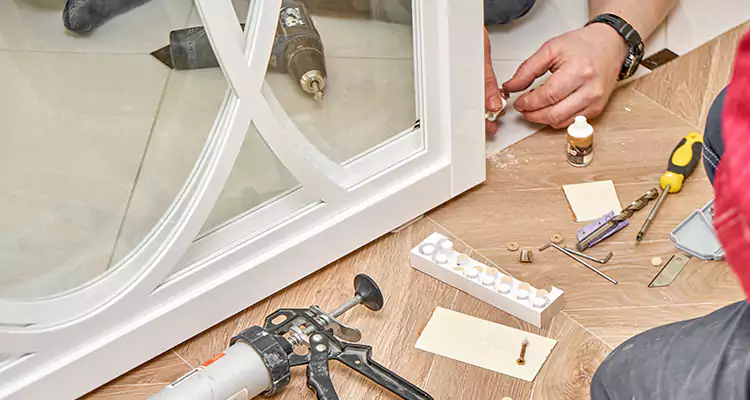 Interior Patio Door Casing Repair in Sunrise, FL