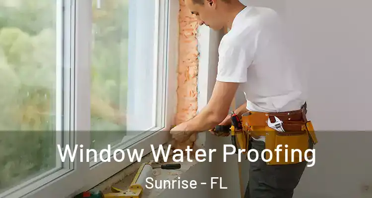  Window Water Proofing Sunrise - FL